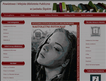 Tablet Screenshot of biblioteka.lwowekslaski.pl