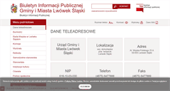 Desktop Screenshot of bip.lwowekslaski.pl
