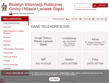 Tablet Screenshot of bip.lwowekslaski.pl